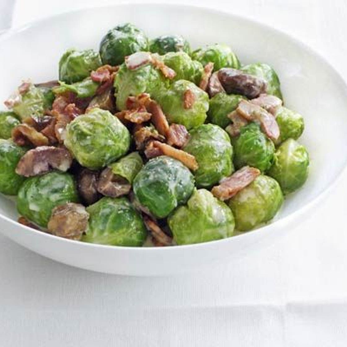Creamed sprouts