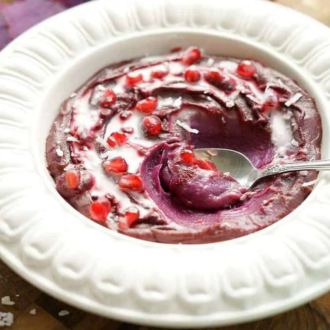 Purple Sweet Potato Breakfast Bowl (Paleo, AIP, Whole30)