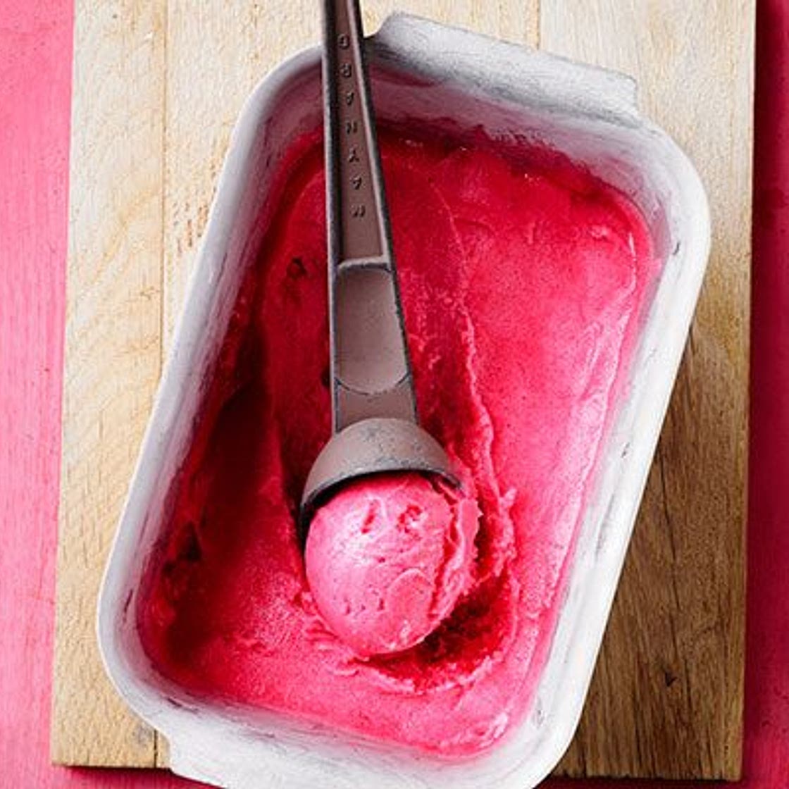 Rhubarb & star anise sorbet
