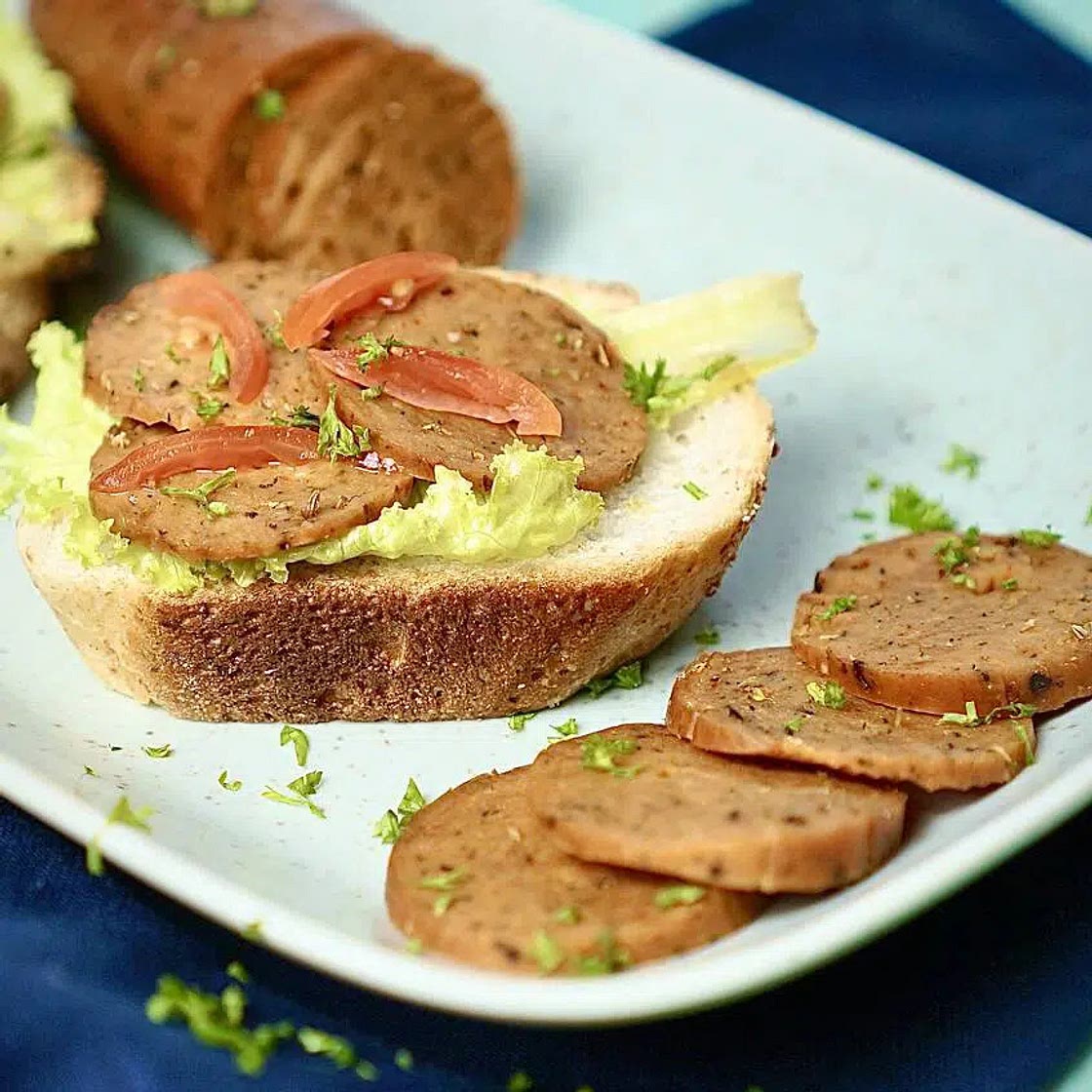Smoky Vegan Salami