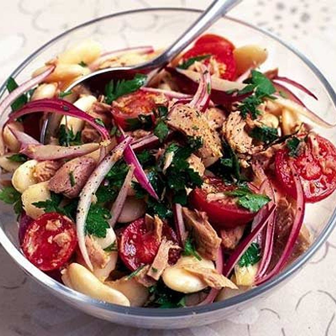Tuna & butterbean salad