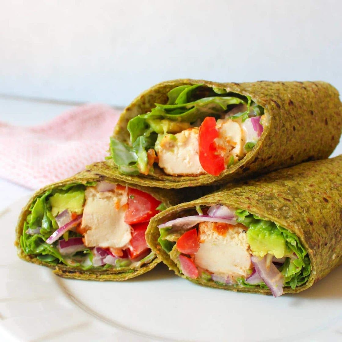 Easy tofu wrap