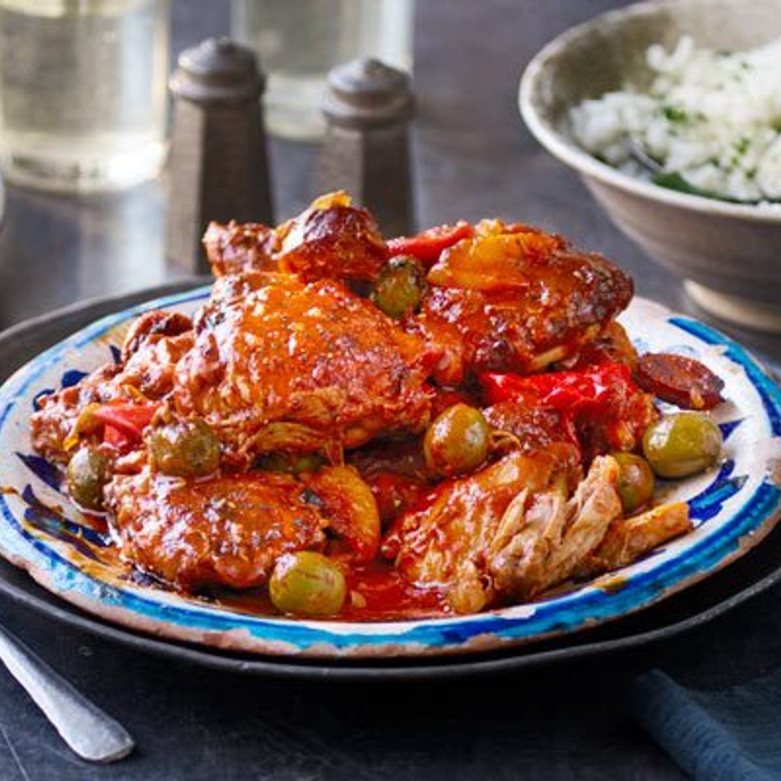 Slow-cooker Spanish chicken