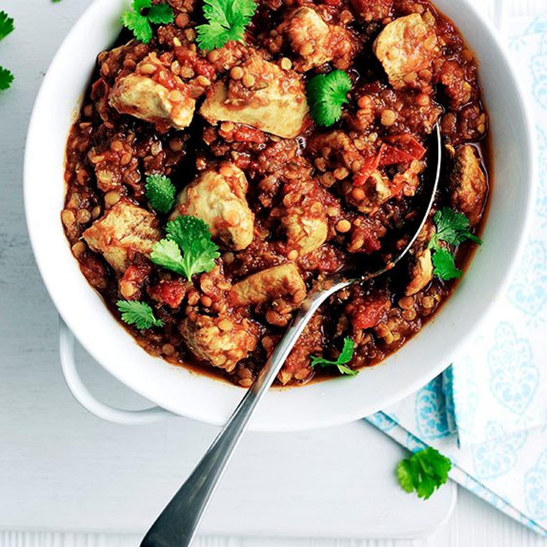 Chicken dhansak