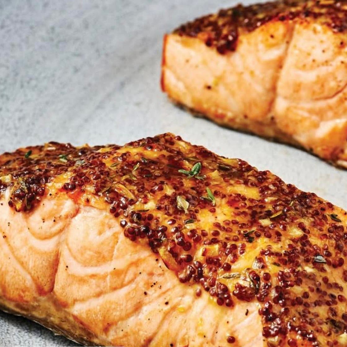 BROWN SUGAR GLAZED SALMON