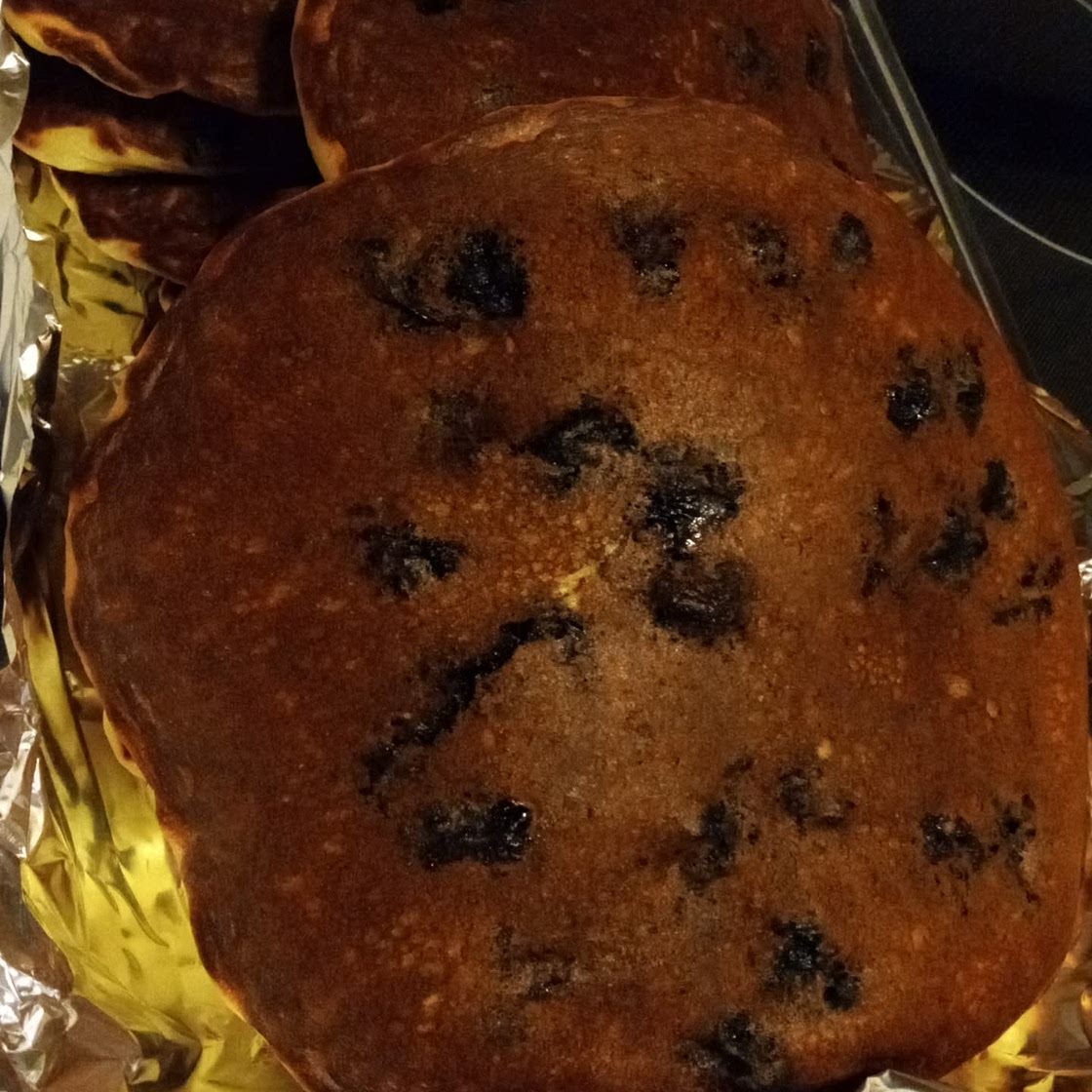Blueberry pancakes