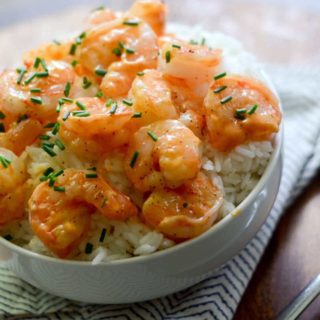 Air Fryer Skinny Bang Bang Shrimp