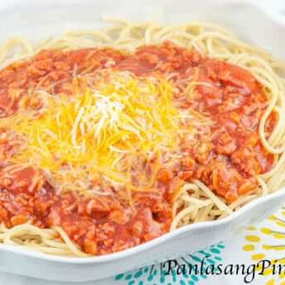 Filipino Style Spaghetti