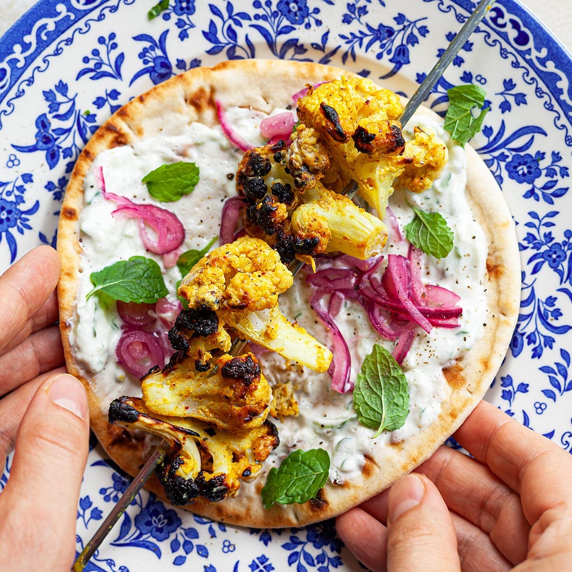 Cauliflower Tikka Wraps
