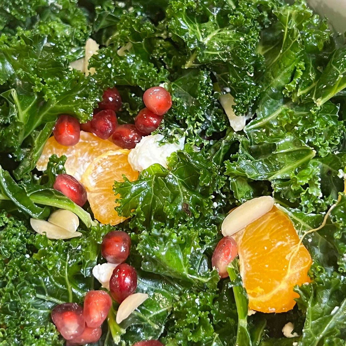 Mandarin Orange Kale Salad 