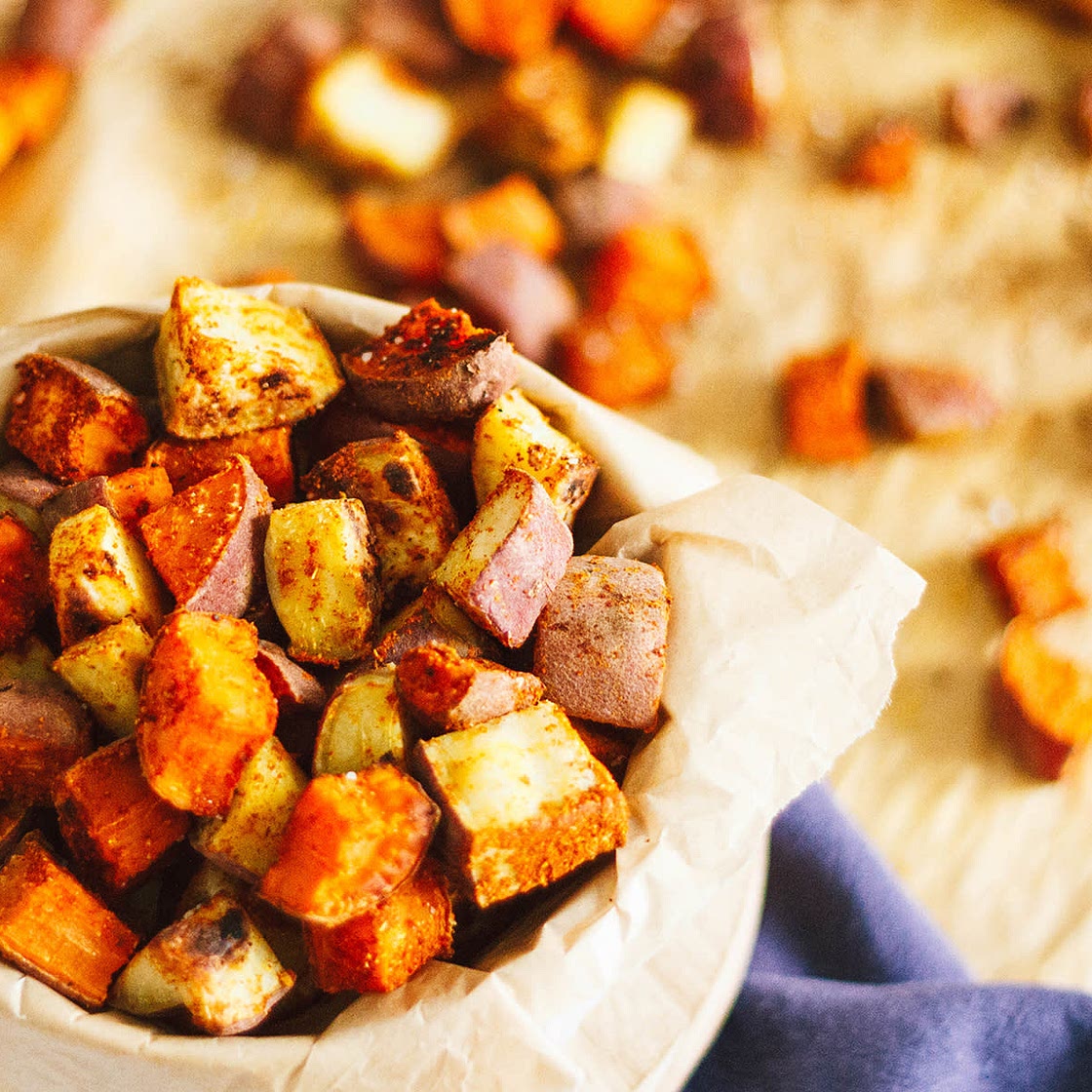 Oil Free Breakfast Sweet Potatoes