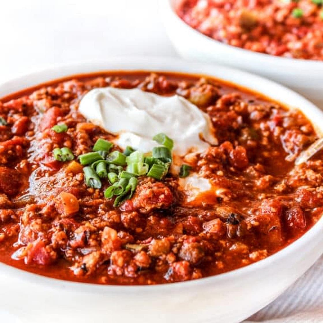 The Best No Bean Turkey Chili