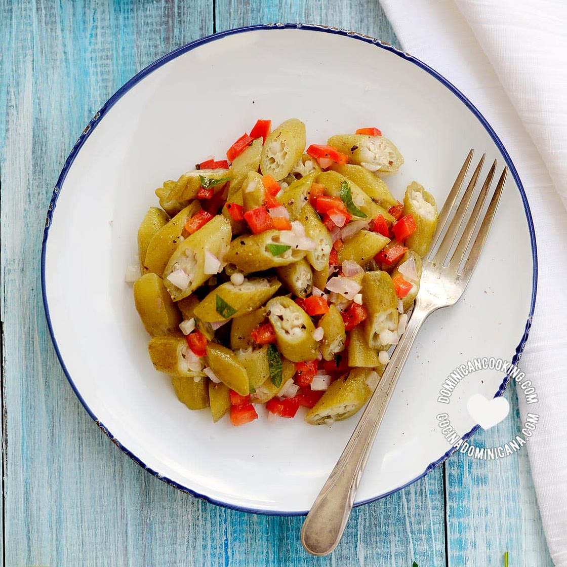 Ensalada de Molondrones Recipe (Okra Salad)