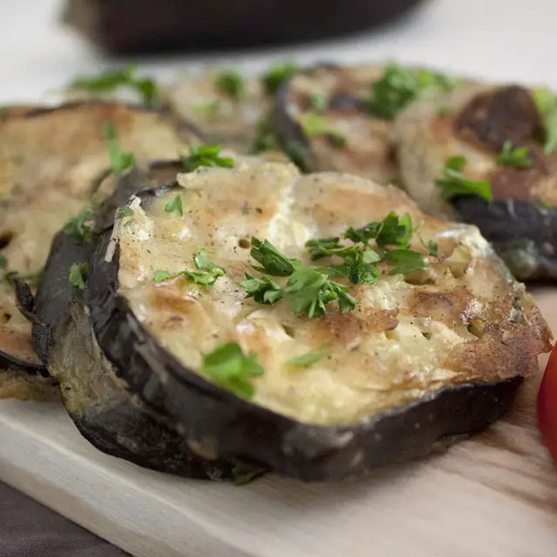 Berenjena asada en Freidora sin Aceite