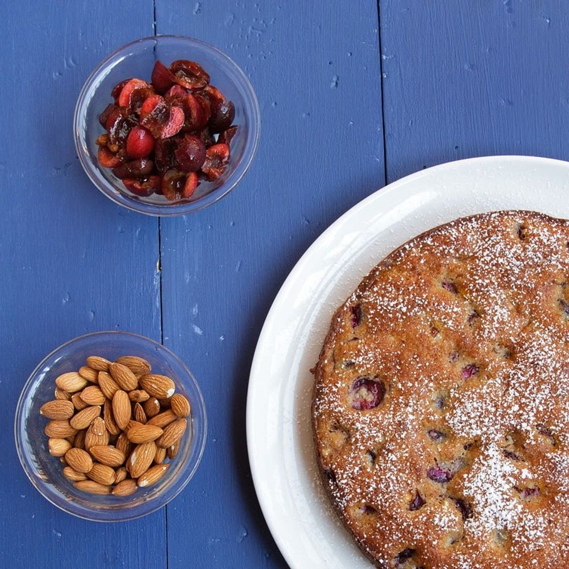 Cherry Almond Cake