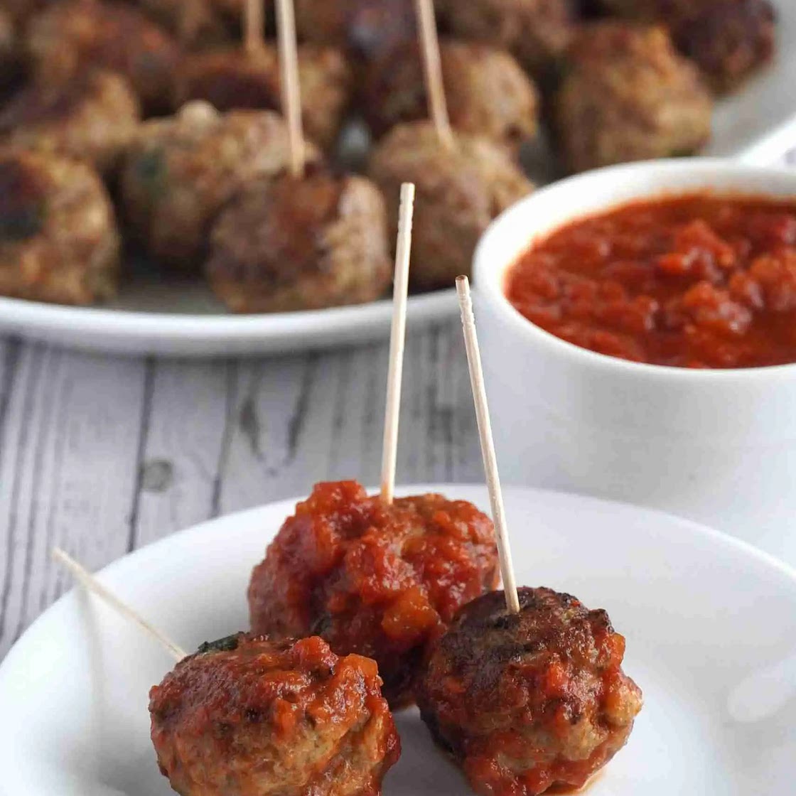 Anne Burrell's Excellent Meatballs and Marinara