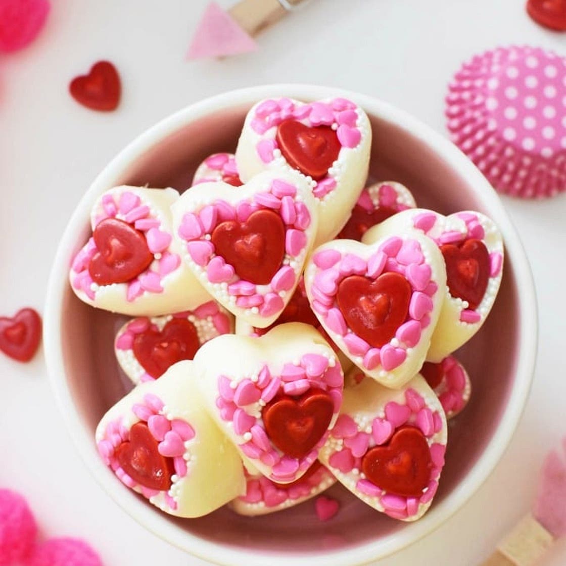 Valentines Day Heart Candies