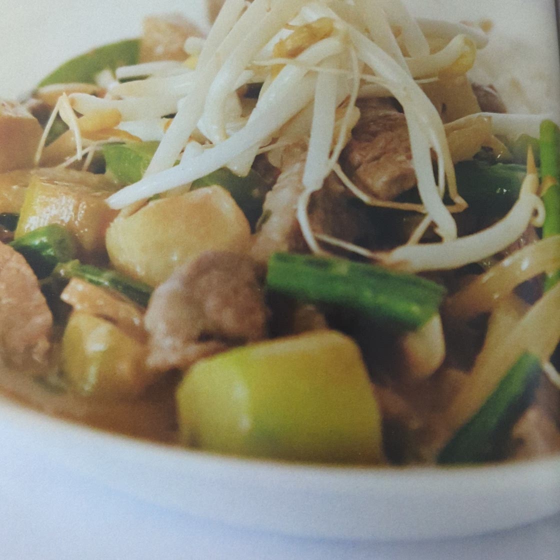 Green Beef Curry