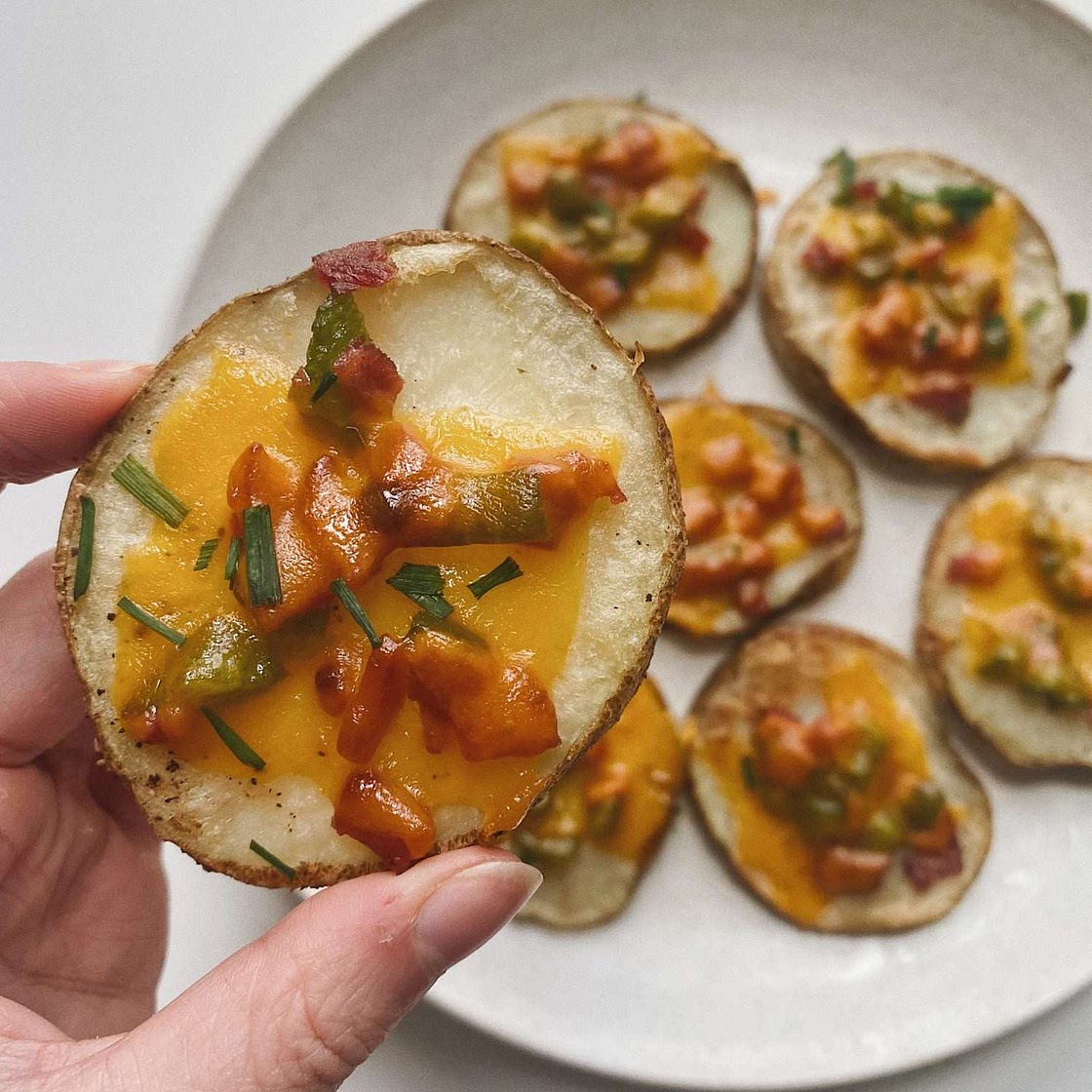 Cheesy Jalapeño Potato Bites