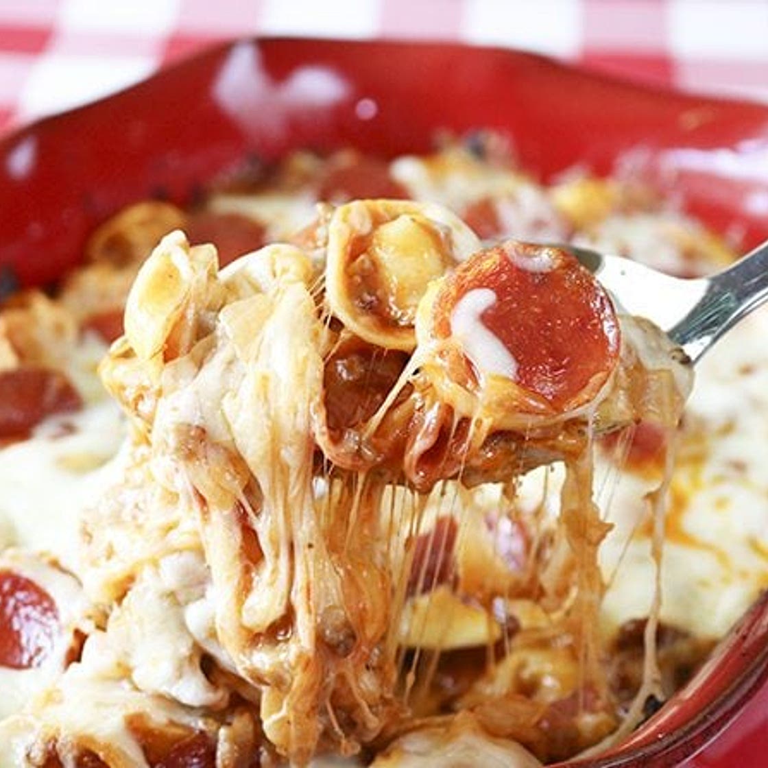 Baked Pizza Tortellini
