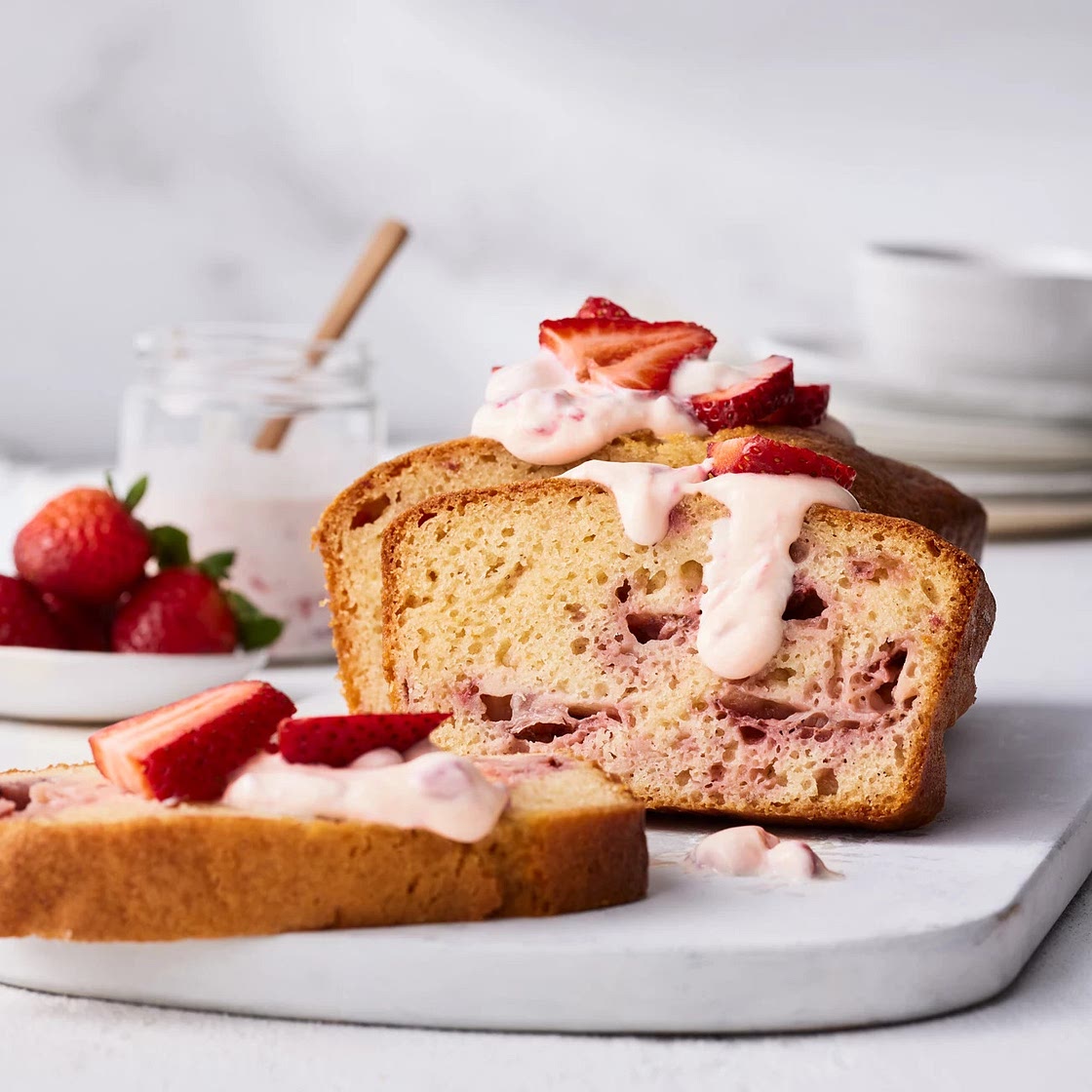 Strawberry & Yoghurt Loaf Recipe | Woolworths