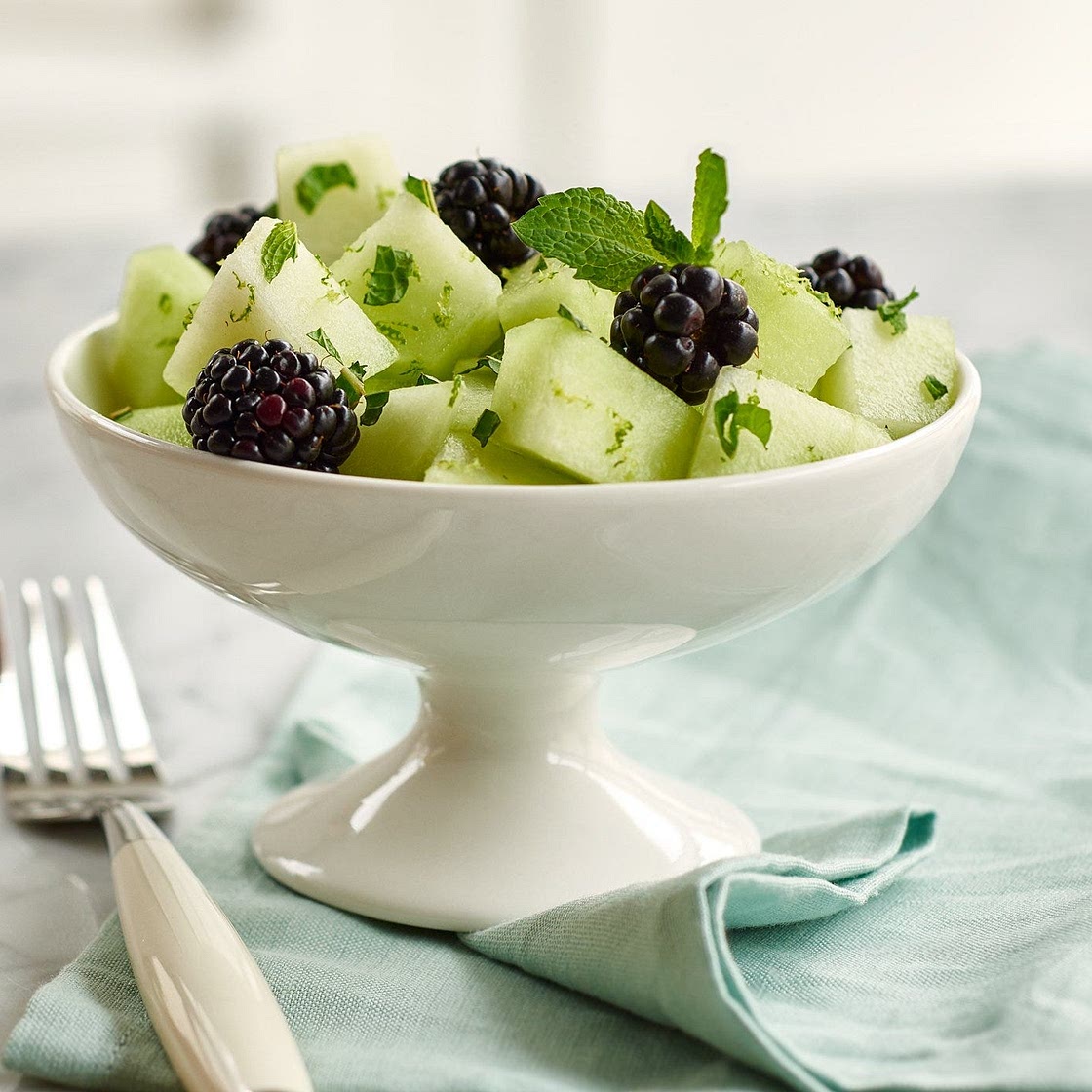 Honeydew & Blackberry Salad