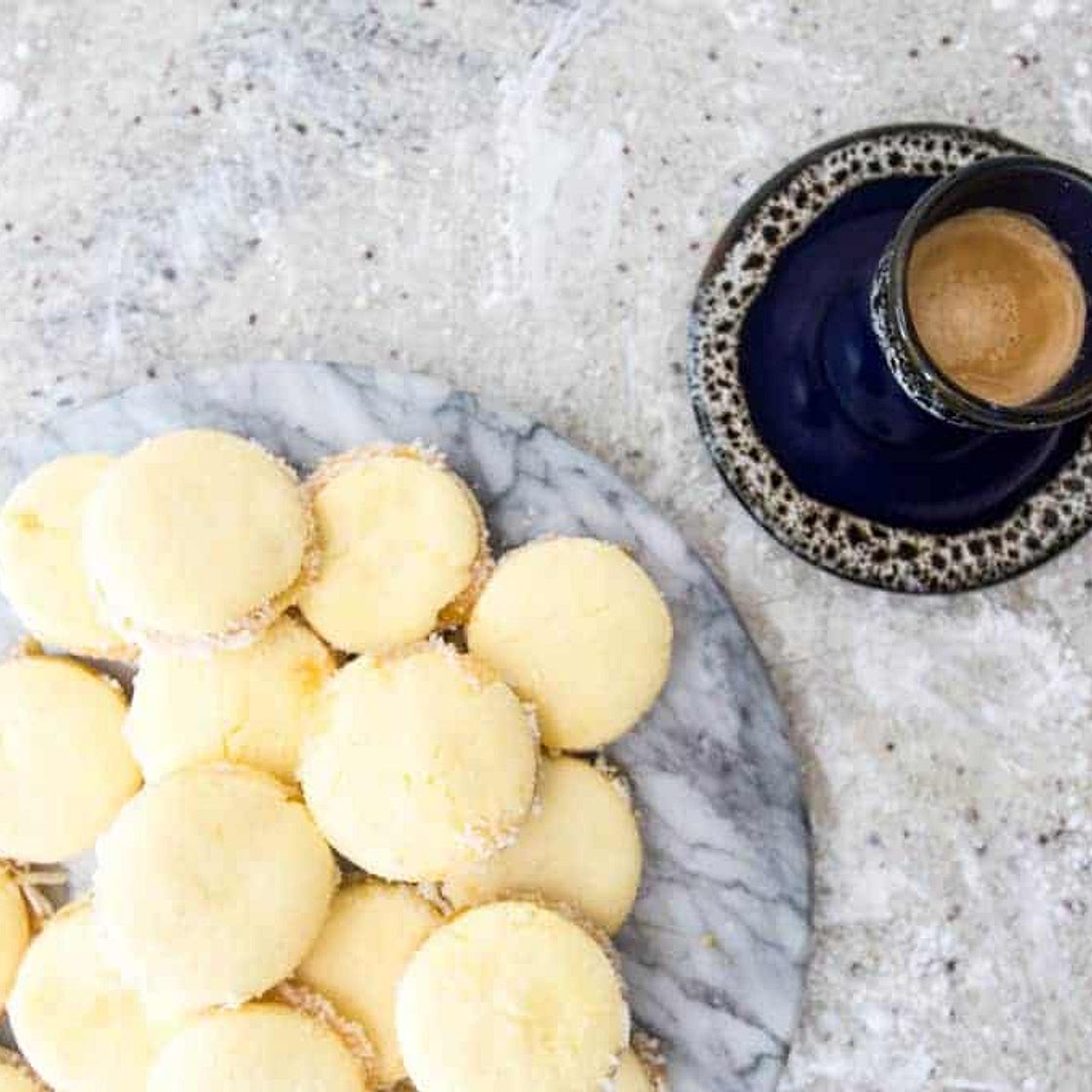 Passover dairy-free gluten-free alfajores