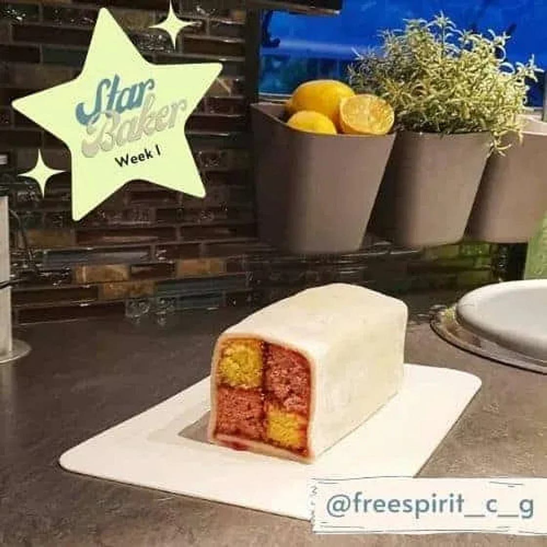 Van Bake off Battenburg