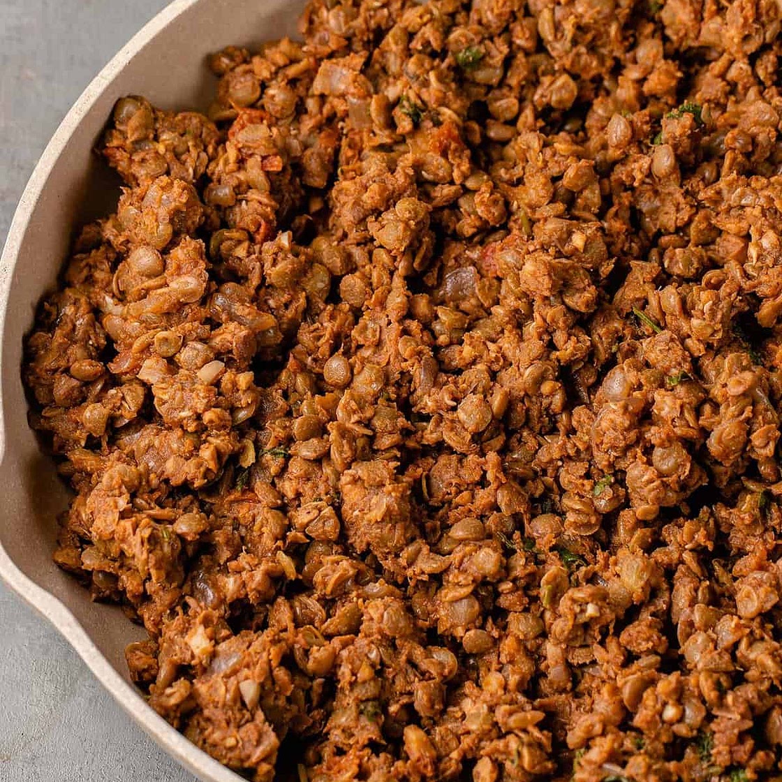Lentil & Walnut Taco Meat