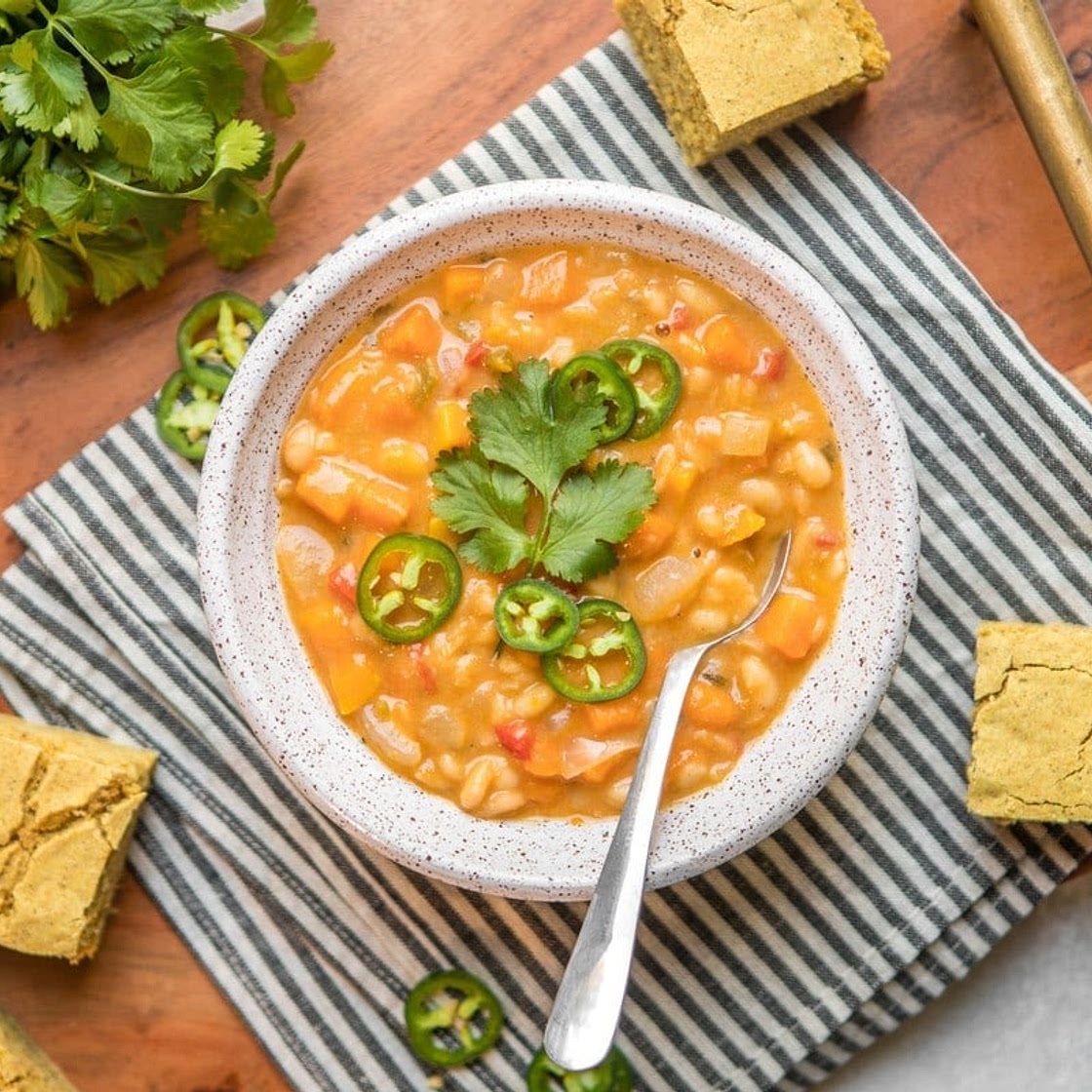 Butternut Squash & White Bean Chili