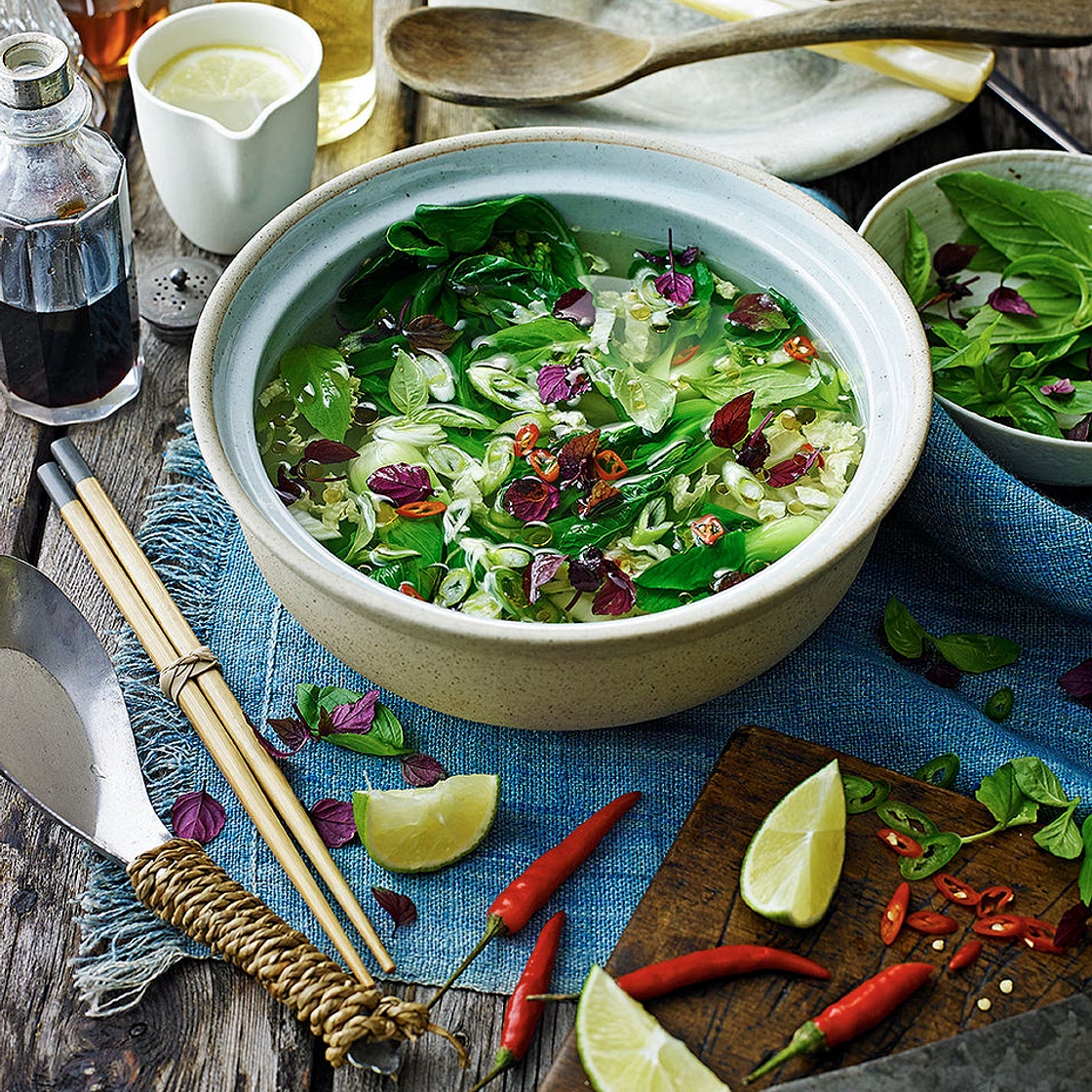 Thai-inspired vegetable broth