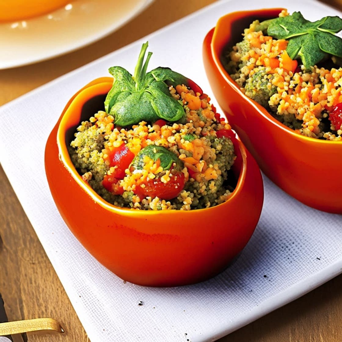 Vegan Stuffed Bell Peppers