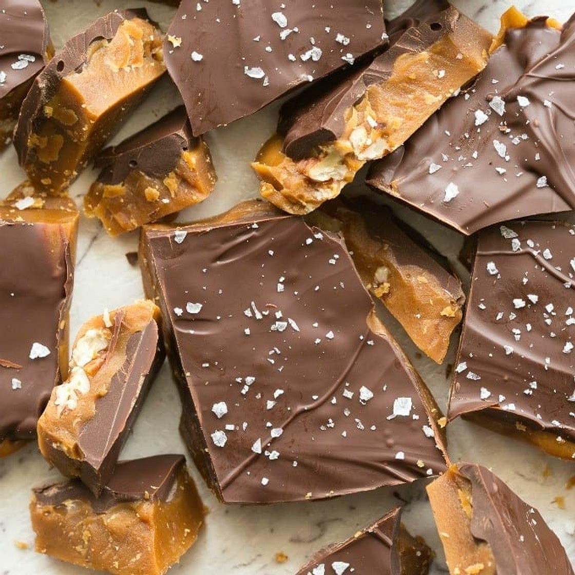 English Toffee {Keto, Vegan, Paleo}