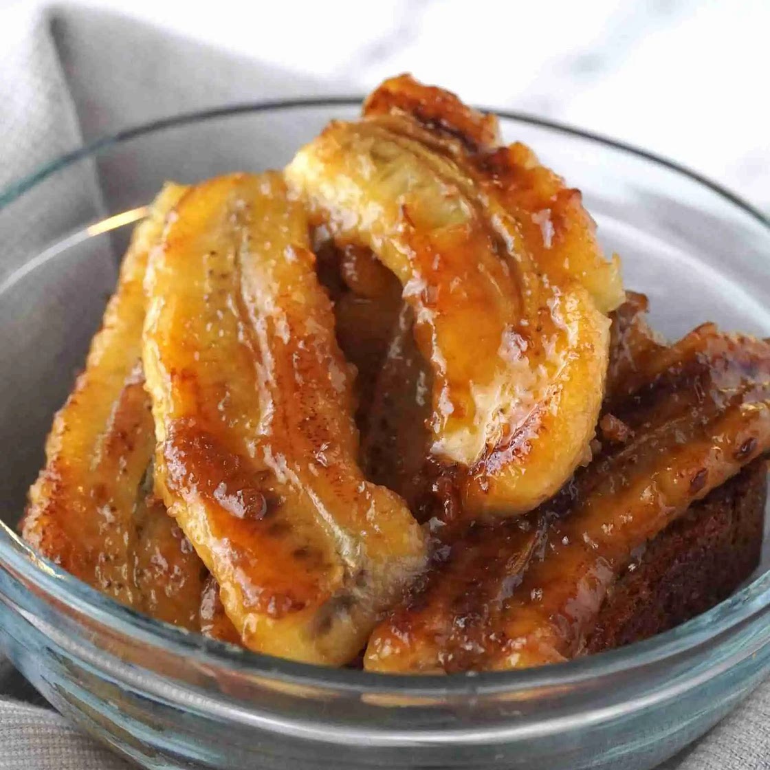 The Best, Easiest Caramelized Bananas