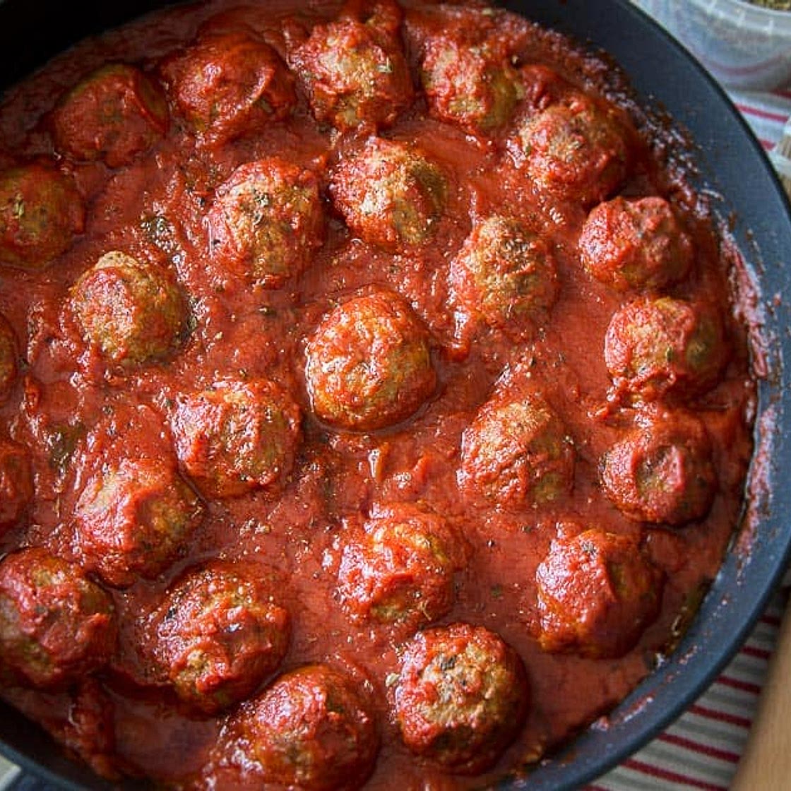 Polpette - Italian Meatballs In Rich Tomato Sauce