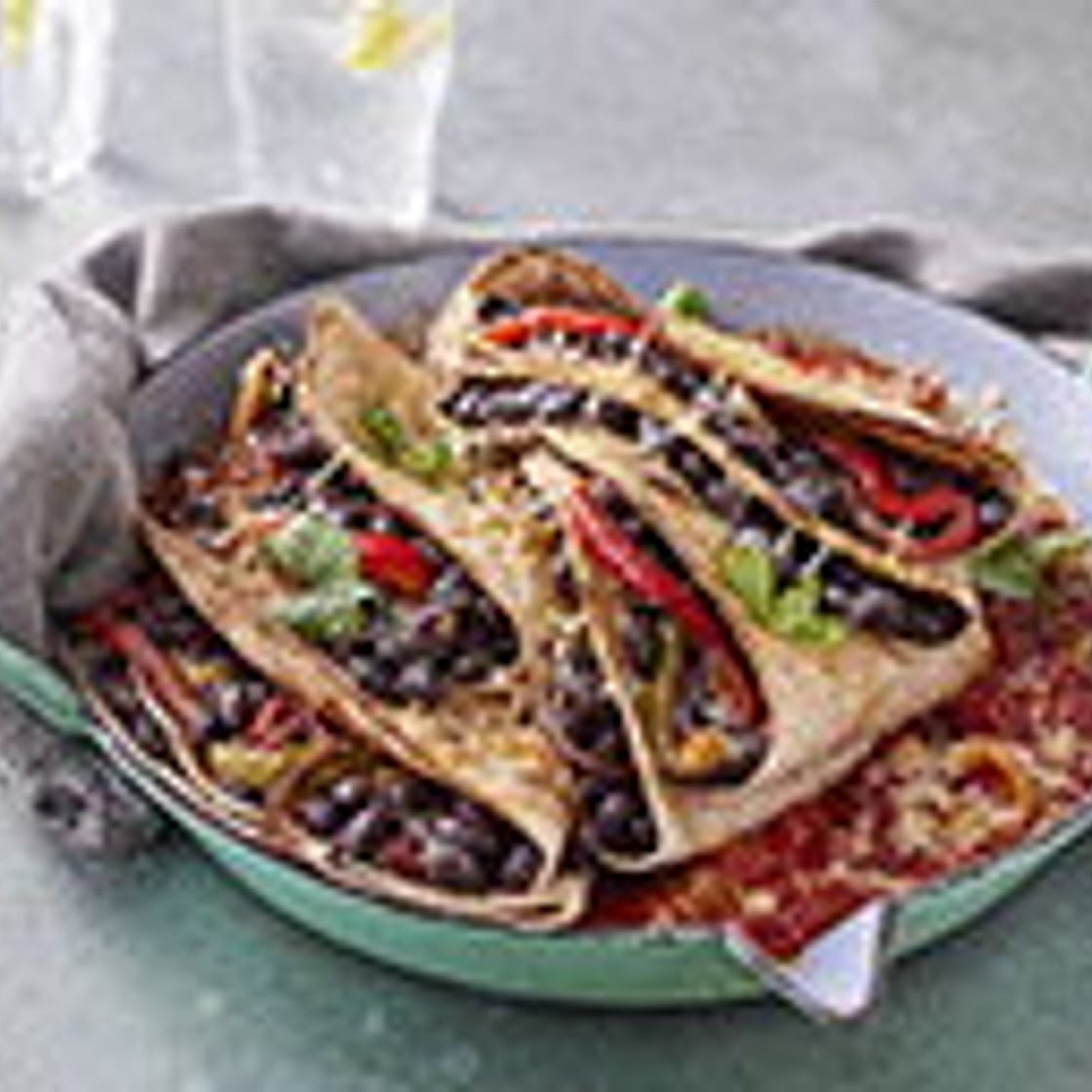 Jamie's Mexican-inspired black bean bake