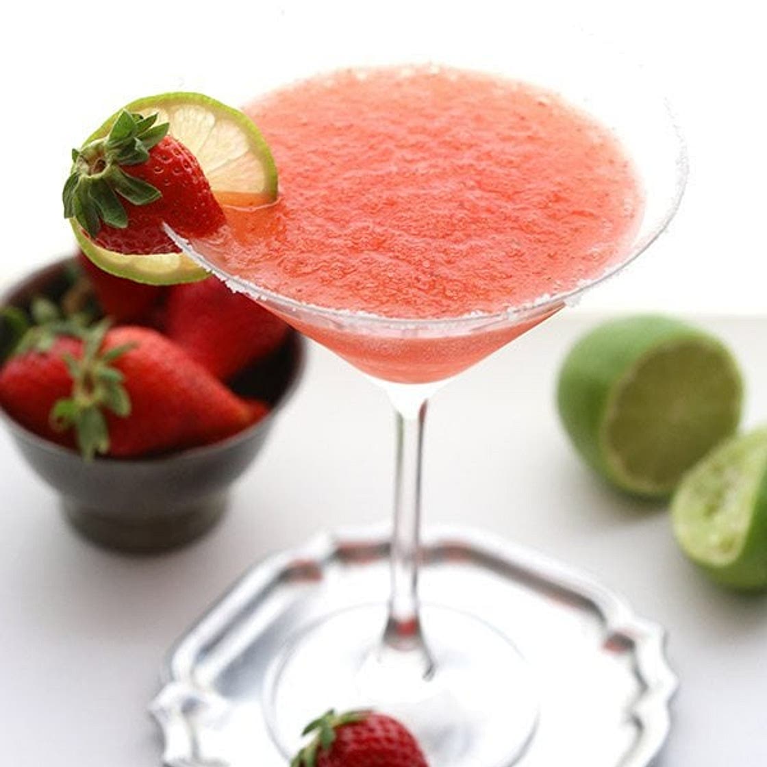 Keto Strawberry Margaritas