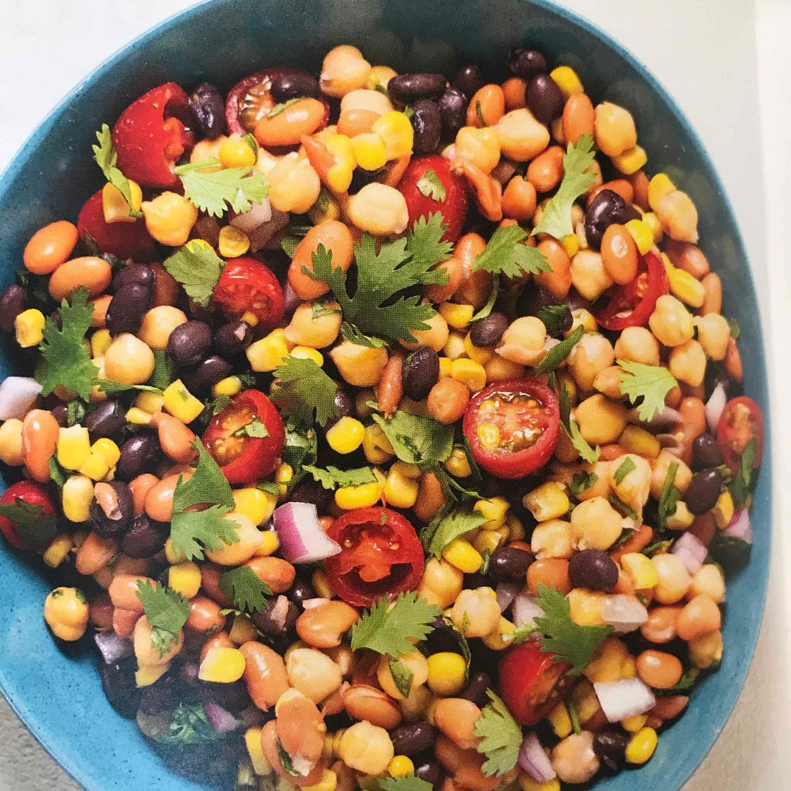 Bean and corn salad