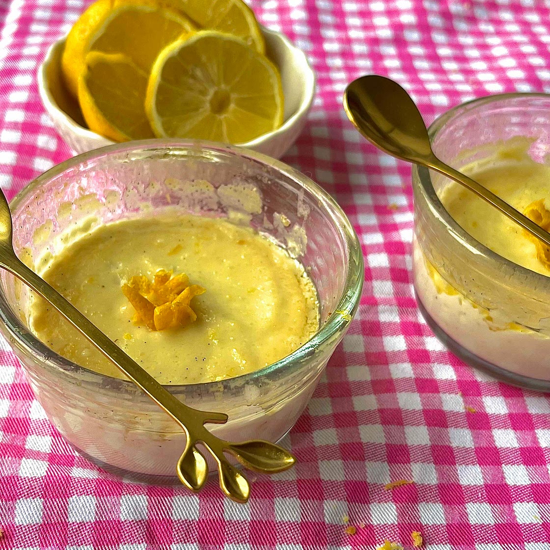 Coconut Lemon Pots - Dairy free