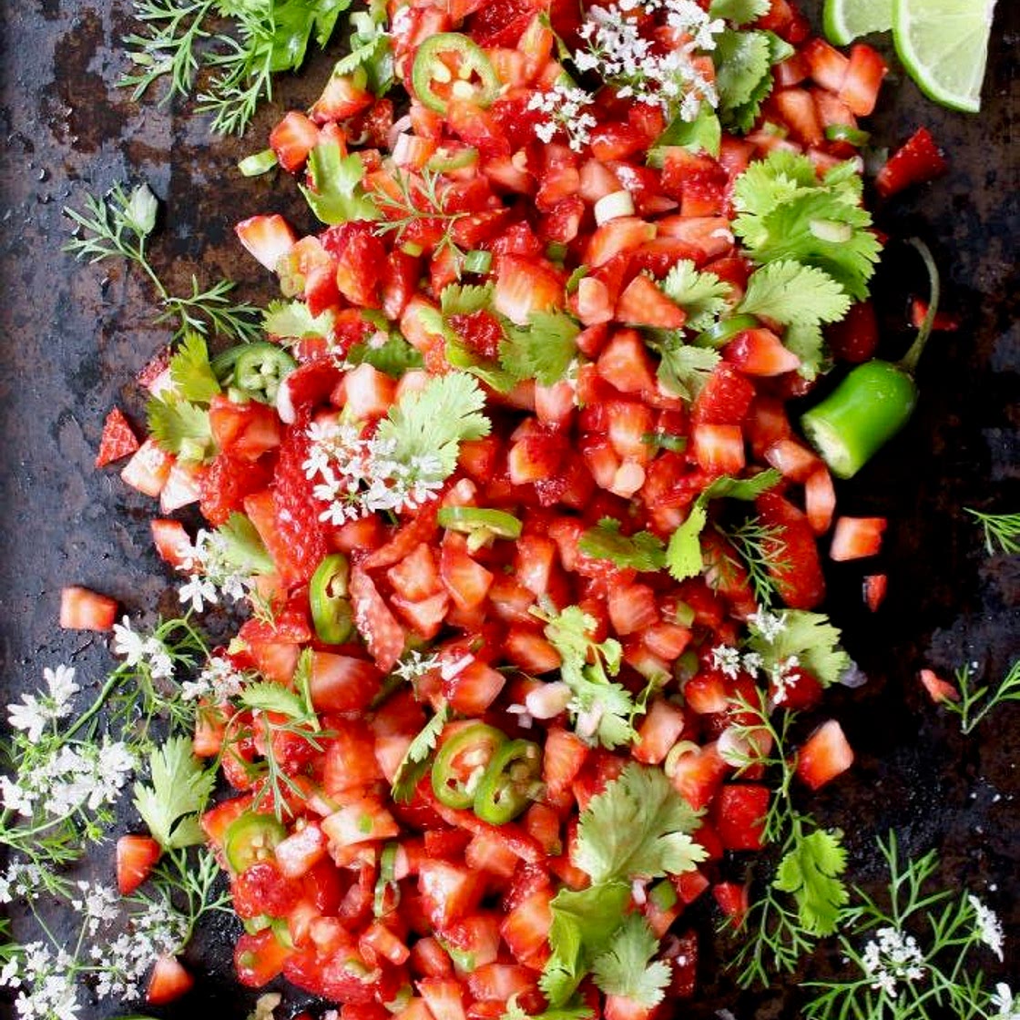 Basil-Strawberry Salsa
