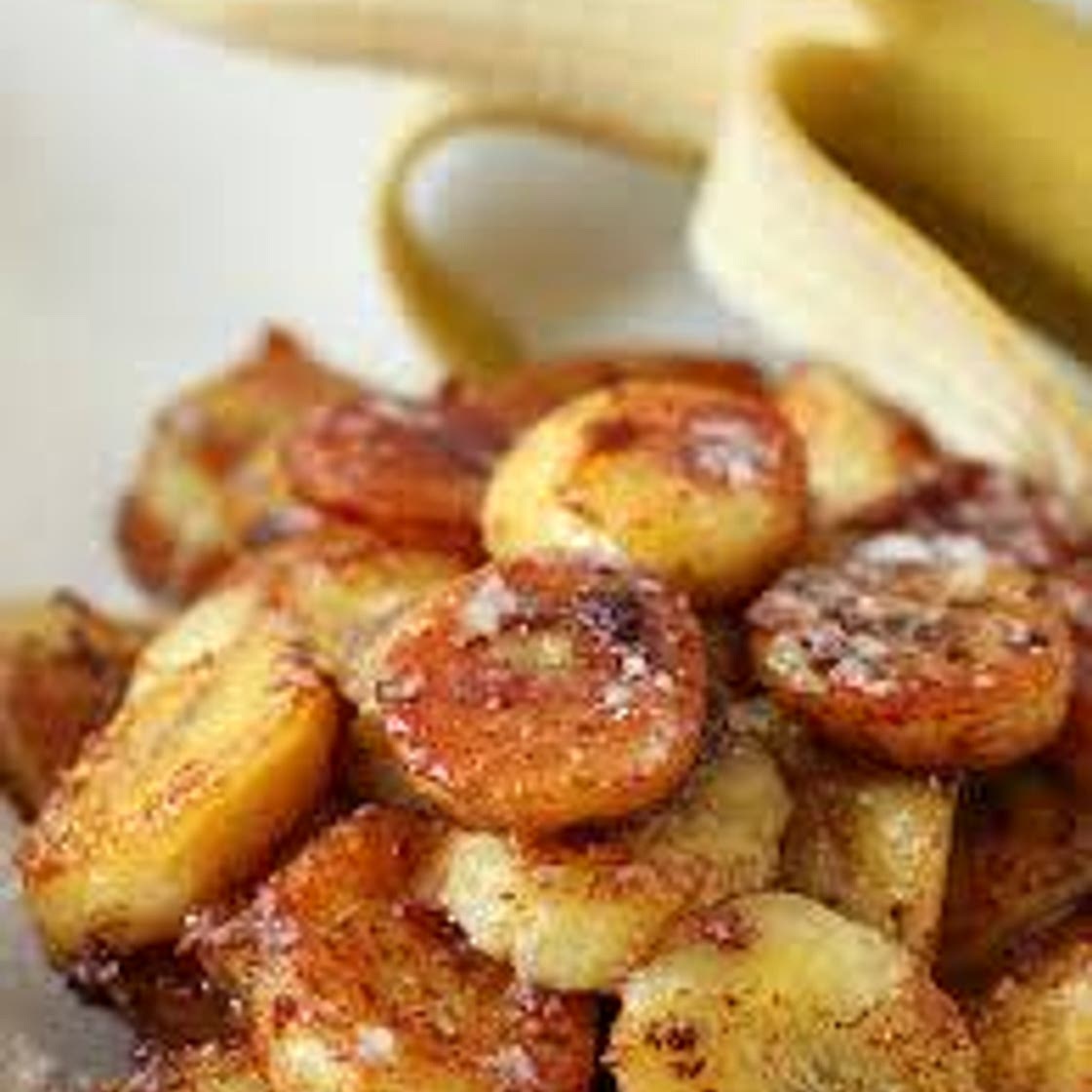Pan Fried Cinnamon Bananas
