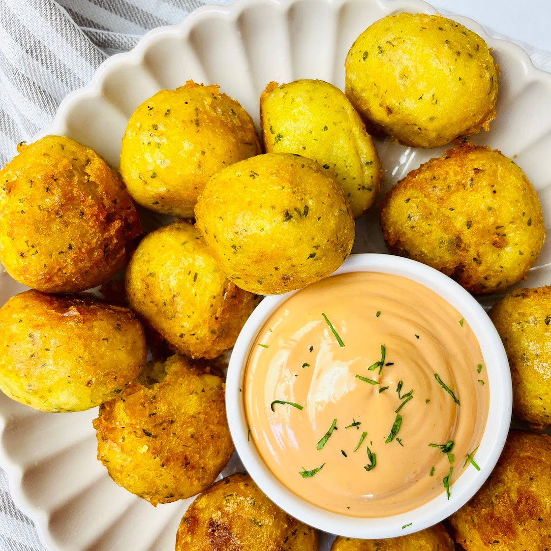 Crispy And Fluffy Bubble Potatoes