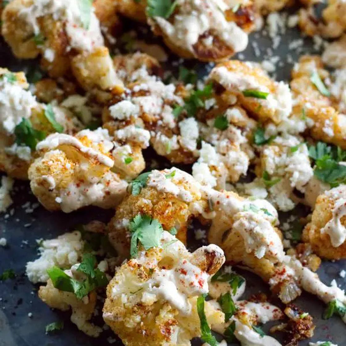 Mexican Street Style Grilled Cauliflower