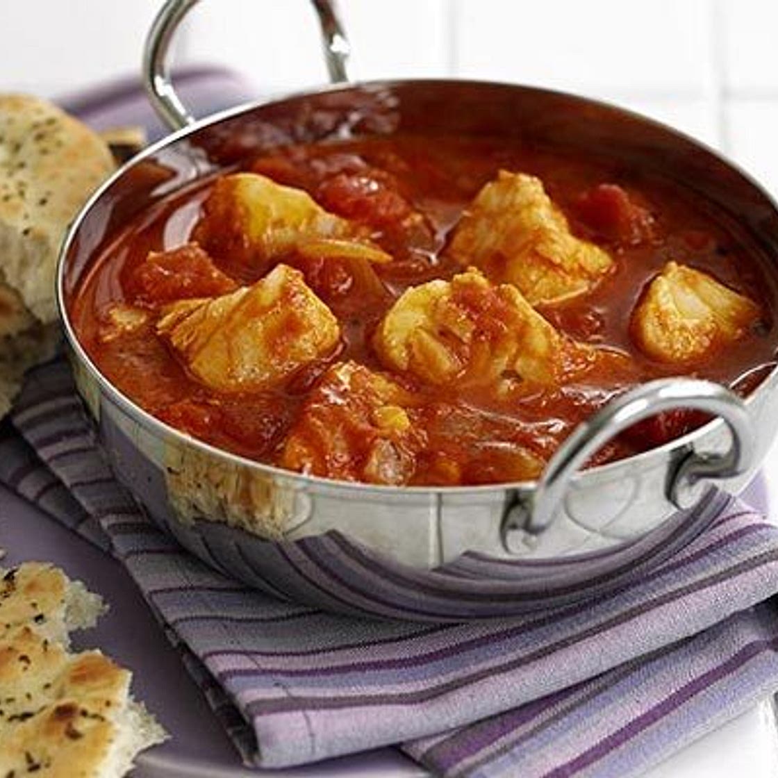 Super-quick fish curry