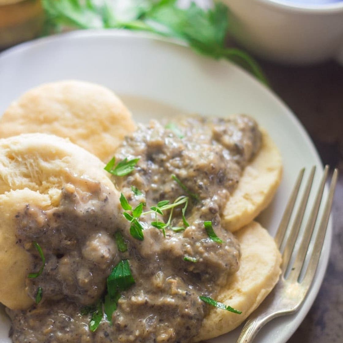 Vegan Biscuits & Gravy