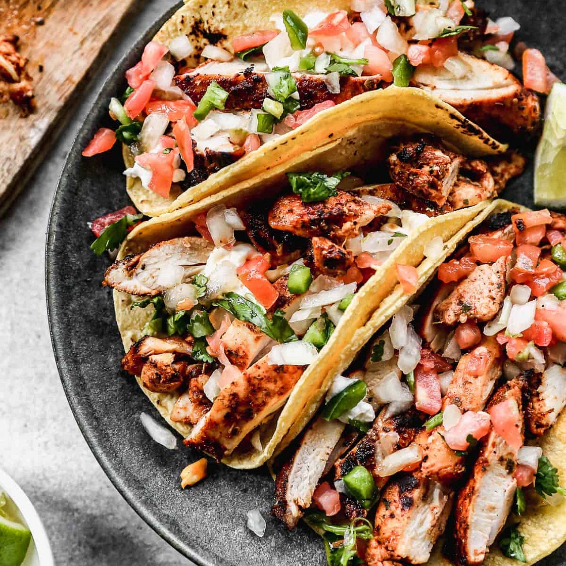 Grilled Chicken Street Tacos