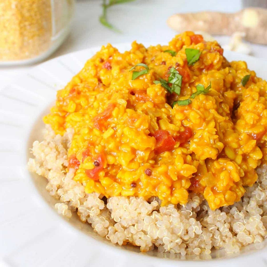 Yellow lentil dal