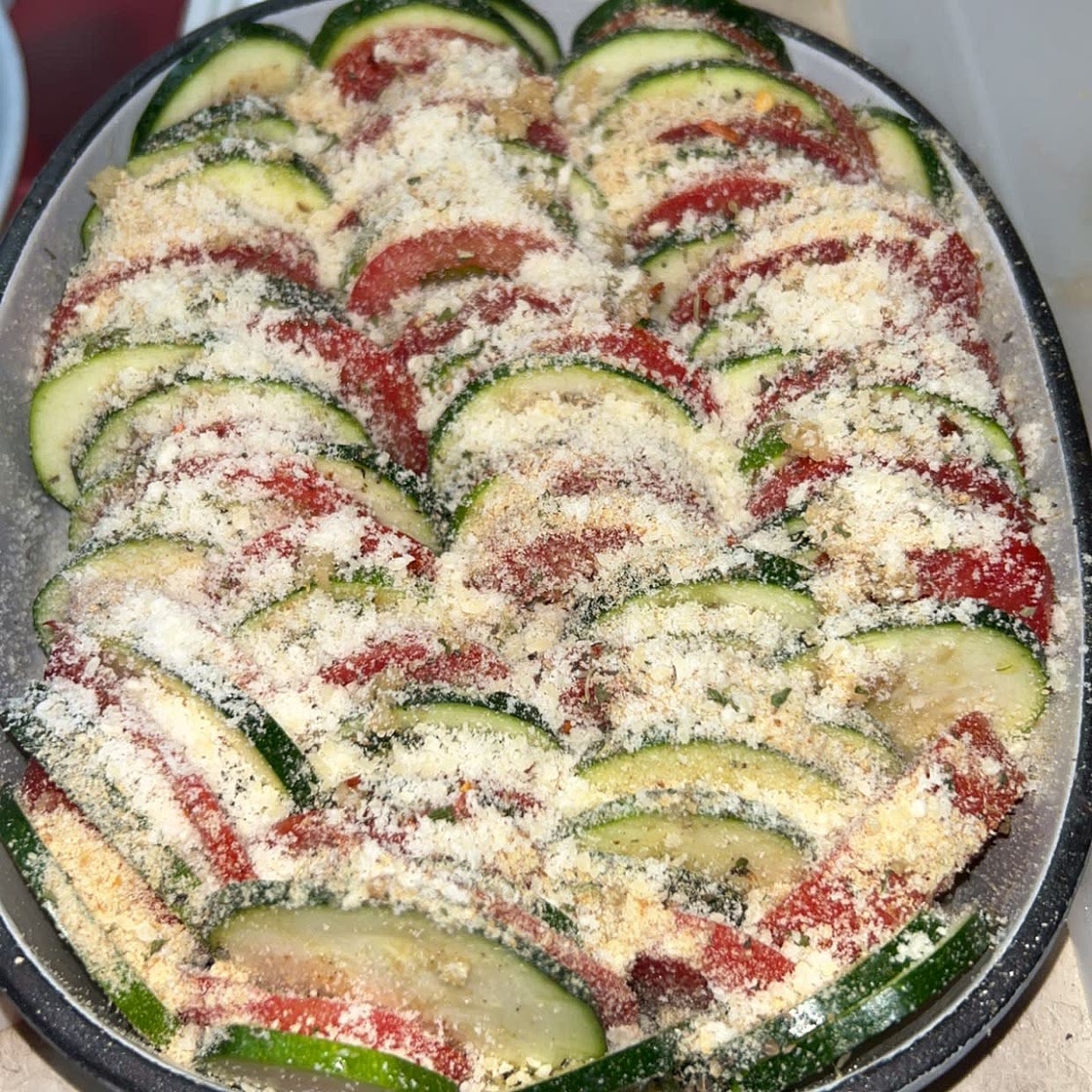 Summer Zucchini & Tomato Gratin