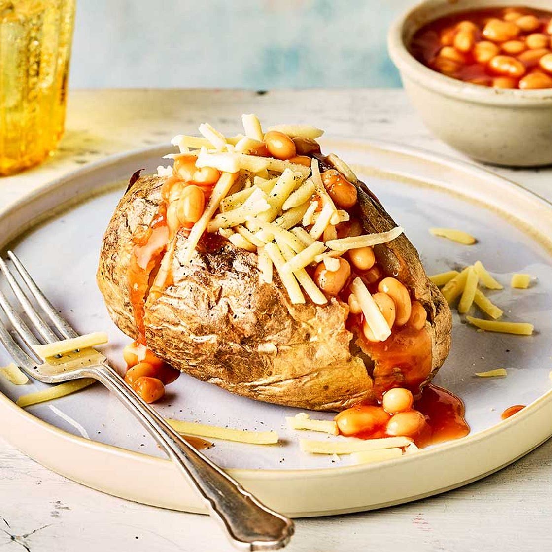 Air fryer baked potatoes