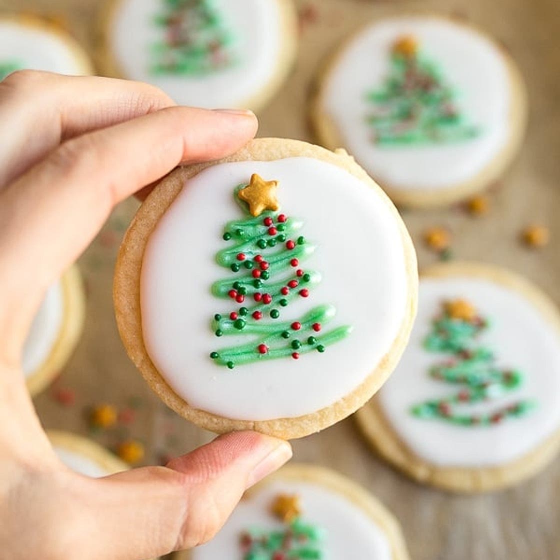Decorated Christmas Cookies